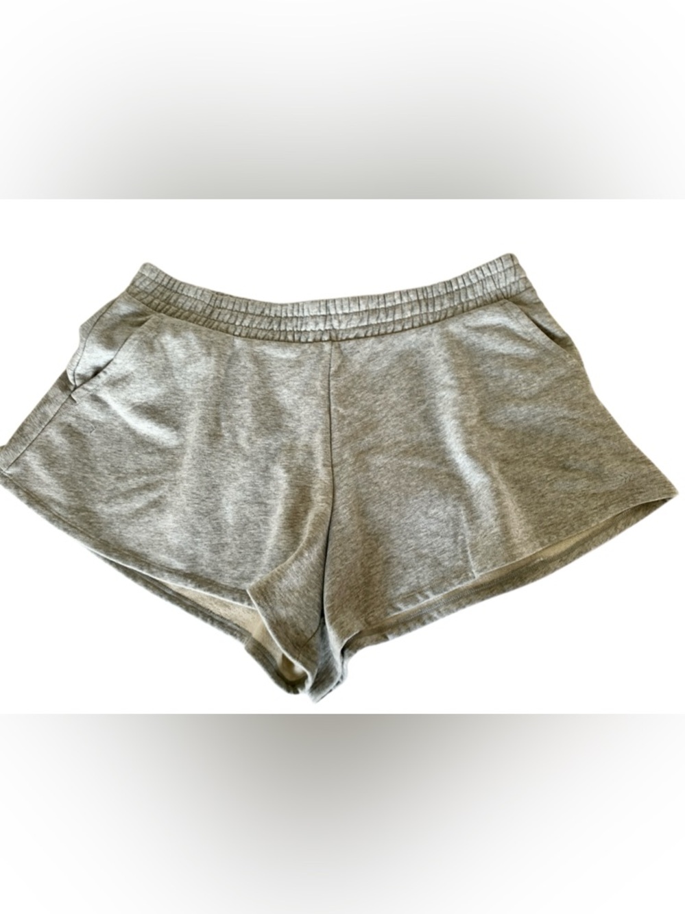 All in Motion Women's Size XL French Terry Lounge Shorts Heather Gray